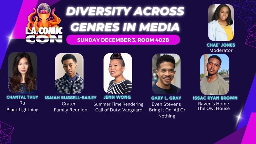 Diversity Across Genres in Media - Comic Con 2023